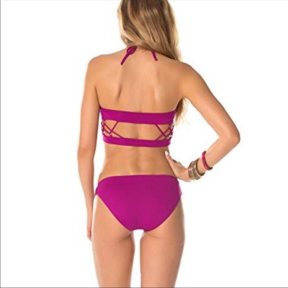 BECCA purple bikini